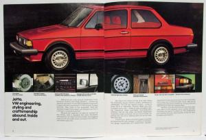 1981 Volkswagen VW Jetta Sales Brochure