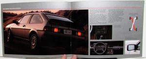 1985 Volkswagen VW Scirocco Sales Brochure