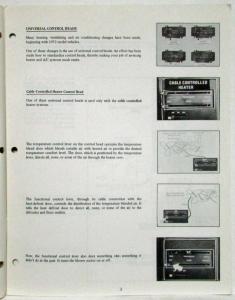 1972 Ford Heating Ventilating and Air Conditioning Training Handbook - HVAC