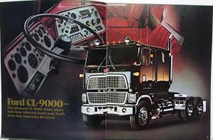 1983 Ford CL-9000 Truck Dealer Sales Brochure