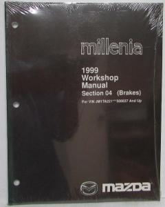 1999 Mazda Millenia Service Shop Repair Manual Section 4 Brakes