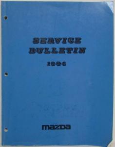 1984 Mazda Service Bulletin Manual
