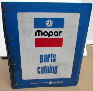 1975 Mopar Parts Book Plymouth Dodge Charger Road Runner Duster Dart