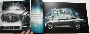 2009 Jaguar XF Dealer Prestige Sales Brochure Features Options Specs