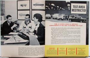 1963 AMC Rambler American & Classic X-Ray Eco Compact Car Comparison Brochure