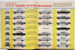 1963 AMC Rambler American & Classic X-Ray Eco Compact Car Comparison Brochure