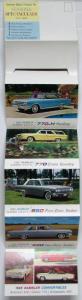 1965 AMC Rambler American Classic Ambassador MAILER Sales Folder Accordion Fold