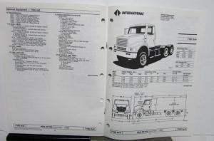 1989 International Trucks Navistar 7000 Series Med Conventional Specs Brochure