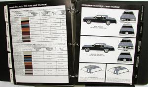 1980 Pontiac Dealer Album Fleet Sales Managers Data Book Firebird TA Grand Prix