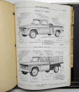 1961-1962 Dodge Truck Parts Catalog Book Light Medium Heavy Duty Models Pickup