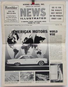 1965 American Motors News Illustrated Sept 65 Issue Dealer Mailer Rambler Owners