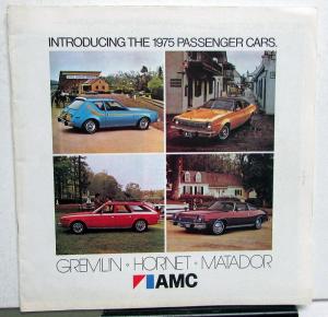 1975 AMC Gremlin Hornet Matador Station Wagons Sales Brochure Original XL