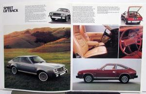 1980 AMC Spirit AMX Concord Pacer Eagle 4WD Sales Brochure Original
