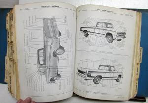 1969 1970 1971 Dodge Truck Parts Book Manual Pickup A100 Van Medium & Heavy Duty