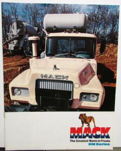 1976 Mack Trucks DM Series Specifications Sales Brochure Original