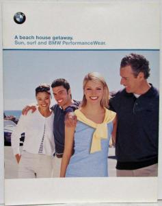 1999 BMW Beach House Getaway Sun Surf and BMW Performance Wear Sales Brochure