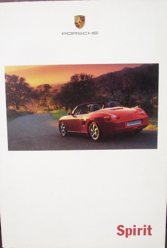 2000 Porsche Dealer Sales Brochure Folder 911 Carrera  Boxster Racing History