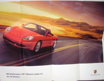 2000 Porsche Dealer Sales Brochure Folder 911 Carrera  Boxster Racing History