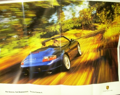 2000 Porsche Dealer Sales Brochure Folder 911 Boxster Style  Performance History