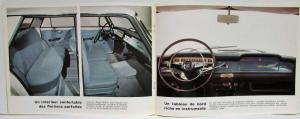 1963 Fiat 1300 Sales Brochure - French Text