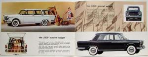 1962-1968 Fiat 2300 and 1800 B Sales Brochure