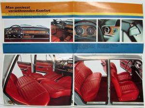 1967-1972 Fiat 125 Oversized Flip-Up Sales Brochure - German Text