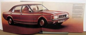 1974 Ford Granada Ghia English Sales Brochure Original