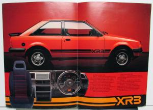 1980 1981 1982 Ford XR3 English AFRIKAANS TEXT Sales Brochure Original
