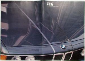 1983 BMW 733i Prestige Sales Brochure