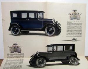 1927 Chevrolet Closed Cars Sales Brochure Landau Sedan Coach Coupe Cabriolet