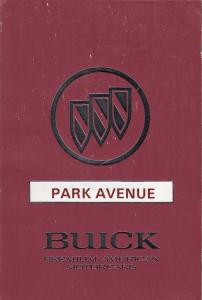 1991 Buick Park Avenue Owners Operators Manual Original