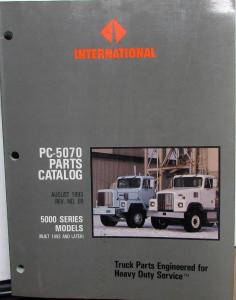 1992 1993 1994  International Truck 5000 Series PC-5070 Parts Catalog