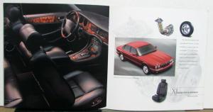 2001 Jaguar XJ Series German Text Sales Brochure Original