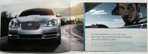 2009 Jaguar XF XJ XJR XK XKR Sales Brochure Original