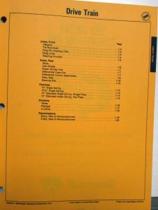 1980-1989 International Construction Truck Parts Catalog