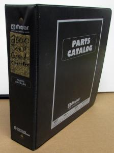 2000 Jeep Grand Cherokee Dealer Parts Book Catalog WJ Chassis Body Trim