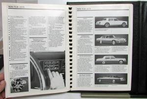 1979 Cadillac Dealer Album Merchandising Guide Data Upholstery Fabric Paint