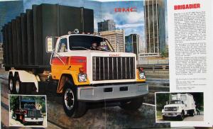 1981 GMC Heavy Duty Trucks for Refuse Garbage Industry Sales Brochure Original