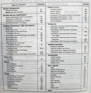 1992 Oldsmobile Cutlass Ciera and Cutlass Cruiser Service Shop Repair Manual