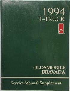 1994 Oldsmobile Bravada T-Truck Service Shop Repair Manual Supplement