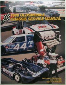 1988 Oldsmobile Chassis Service Manual Supplement - Sec 8A All Cars exc Toronado