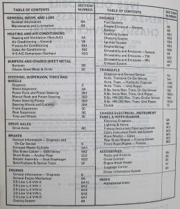 1988 Oldsmobile Chassis Service Manual - Firenza Calais & 1987 Calais Quad 4
