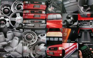 1996 GMC Sonoma Pickup Truck SL SLS SLE Models Sales Brochure Original