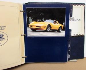 1980 Chevrolet Salesmens Guide Album Paint Chips Passenger Car Corvette Camaro