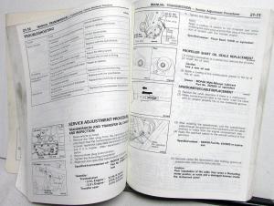 1989 Dodge Ram Raider Dealer Service Shop Repair Manual Volume 1