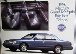 1996 Mercury Product Dealers Album Paint Chips Cougar Grand Marquis