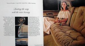 1978 Cadillac Eldorado deVille Seville Fleetwood Brougham Limo Sales Brochure