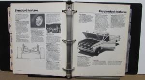 1985 Ford Truck Facts Book Options F Series Ranger Bronco C/K Econo