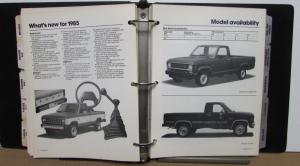 1985 Ford Truck Facts Book Options F Series Ranger Bronco C/K Econo