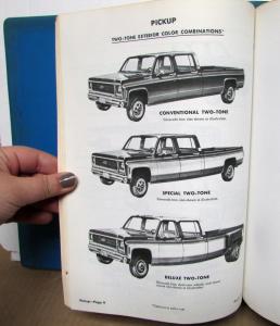 1979 Chevrolet Trucks Data Book Light Duty LUV El Camino PickUp Blazer